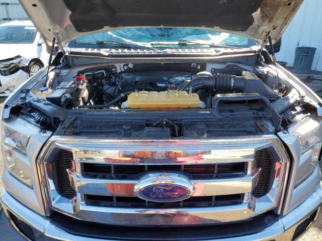 1FTEW1E82HFA92715 - 2017 FORD F150 SUPERCREW SILVER photo 11