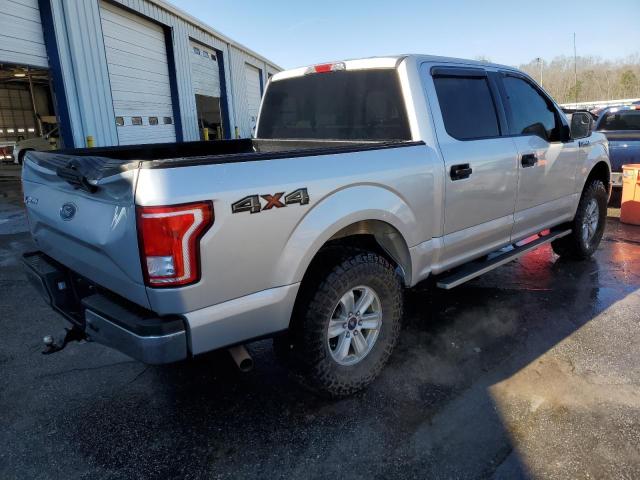 1FTEW1E82HFA92715 - 2017 FORD F150 SUPERCREW SILVER photo 3