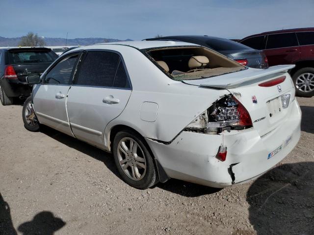 JHMCM56856C008385 - 2006 HONDA ACCORD EX WHITE photo 2