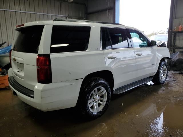 1GNSKAEC4FR609924 - 2015 CHEVROLET TAHOE K1500 LS WHITE photo 3