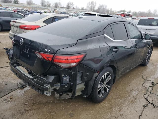 3N1AB8CV8LY220407 - 2020 NISSAN SENTRA SV BLACK photo 3