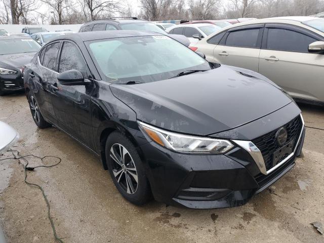 3N1AB8CV8LY220407 - 2020 NISSAN SENTRA SV BLACK photo 4