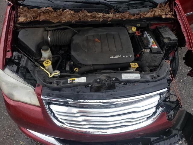 2C4RC1BG4DR583991 - 2013 CHRYSLER TOWN & COU TOURING წითელი ფოტო 12