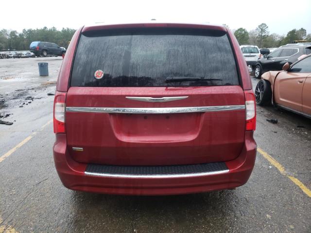 2C4RC1BG4DR583991 - 2013 CHRYSLER TOWN & COU TOURING წითელი ფოტო 6