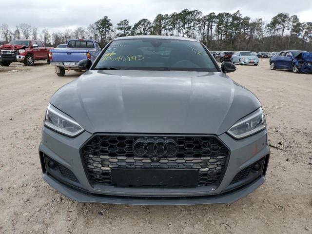 WAUC4CF53JA044282 - 2018 AUDI S5 PRESTIGE GRAY photo 5