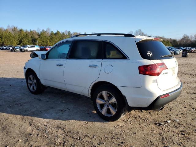 2HNYD2H35CH504281 - 2012 ACURA MDX TECHNOLOGY WHITE photo 2