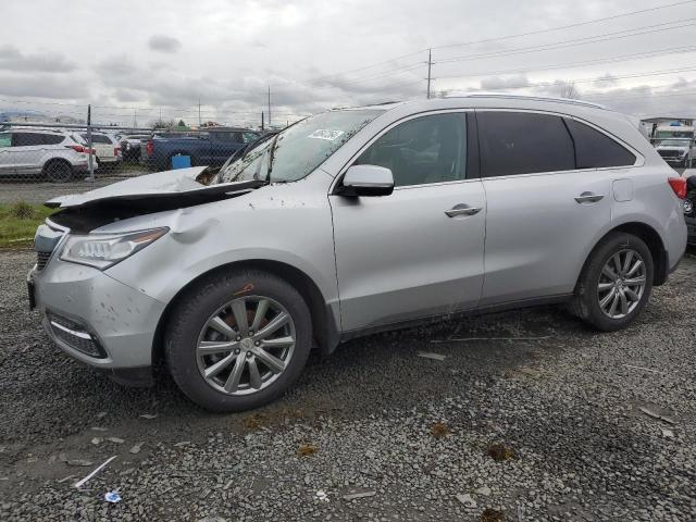 5FRYD4H86FB019086 - 2015 ACURA MDX ADVANCE SILVER photo 1