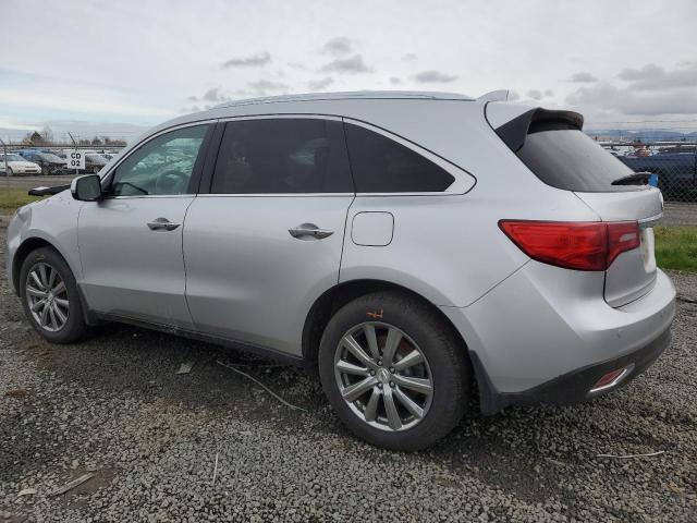 5FRYD4H86FB019086 - 2015 ACURA MDX ADVANCE SILVER photo 2