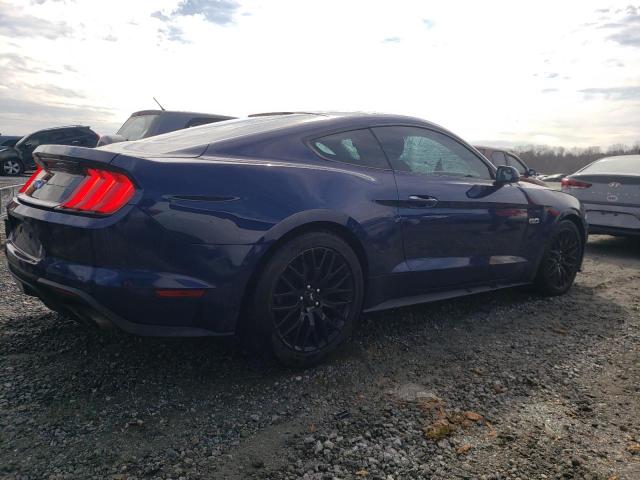 1FA6P8CF1J5131727 - 2018 FORD MUSTANG GT BLUE photo 3