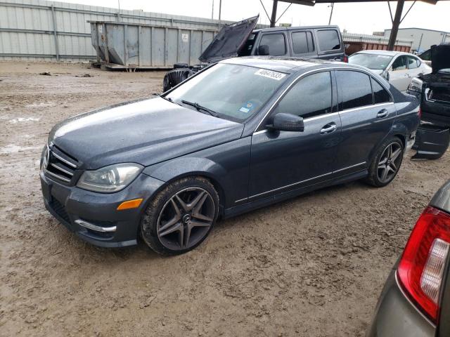 WDDGF5HB0DA769992 - 2013 MERCEDES-BENZ C 350 GRAY photo 1