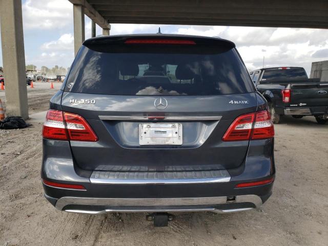 4JGDA5HBXCA056457 - 2012 MERCEDES-BENZ ML 350 4MATIC GRAY photo 6