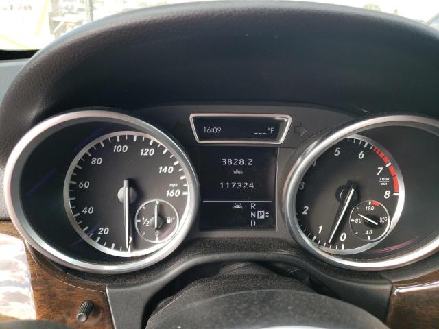 4JGDA5HBXCA056457 - 2012 MERCEDES-BENZ ML 350 4MATIC GRAY photo 9