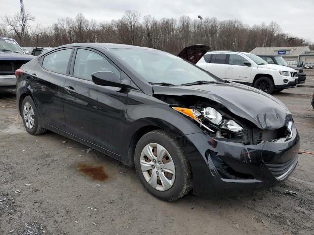 KMHDH4AE6GU645861 - 2016 HYUNDAI ELANTRA SE BLACK photo 4