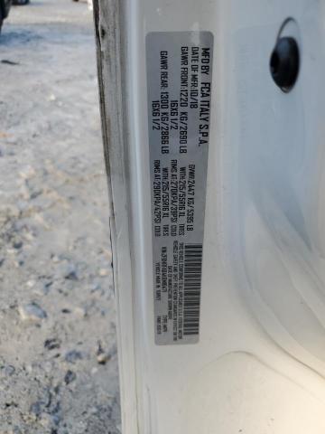 ZFBHRFAB4K6M16471 - 2019 RAM PROMASTER WHITE photo 13