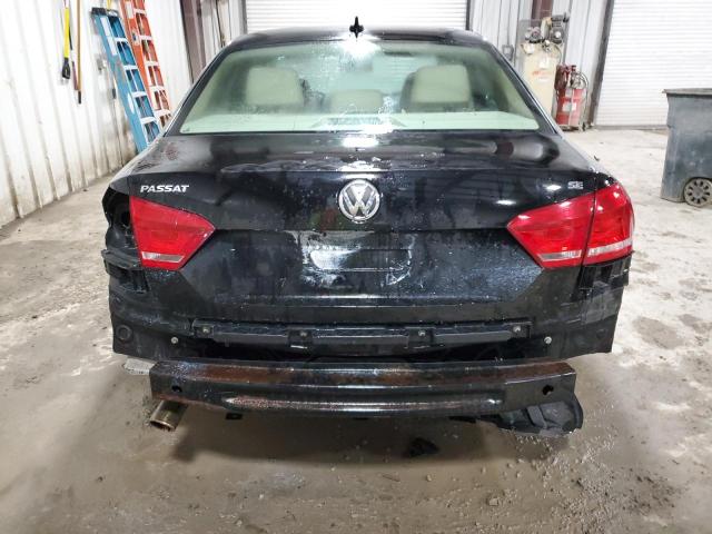 1VWBP7A39CC035478 - 2012 VOLKSWAGEN PASSAT SE BLACK photo 6