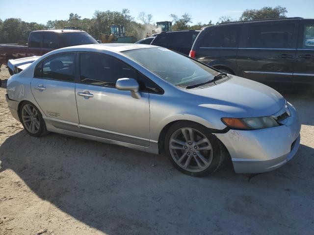 2HGFA55517H713392 - 2007 HONDA CIVIC SI SILVER photo 4