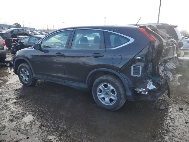 5J6RM4H37DL082518 - 2013 HONDA CR-V LX BLACK photo 2