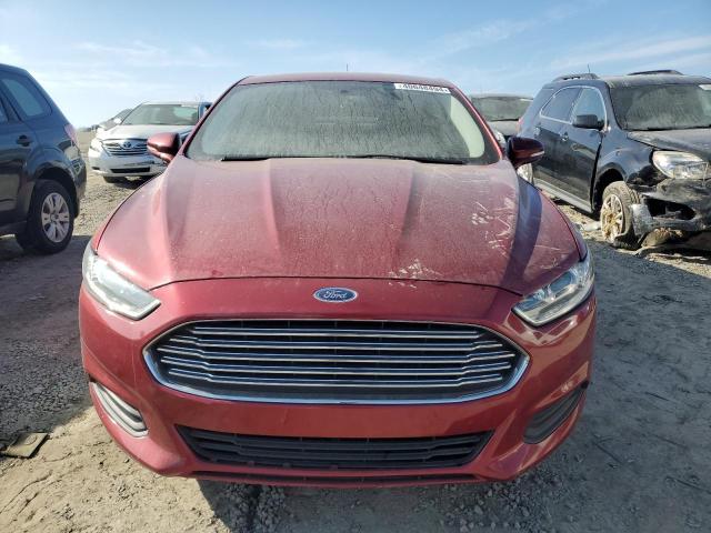 3FA6P0LU2ER390052 - 2014 FORD FUSION SE HYBRID BURGUNDY photo 5