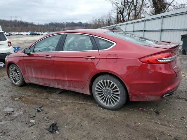 3FA6P0D92JR225364 - 2018 FORD FUSION TITANIUM/PLATINUM BURGUNDY photo 2