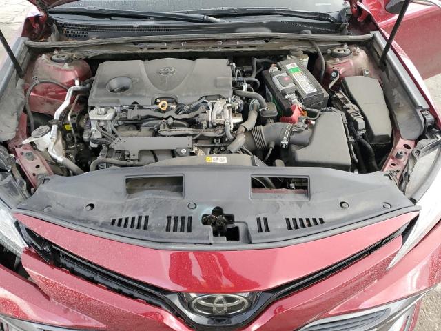 4T1B11HK0JU514907 - 2018 TOYOTA CAMRY L BURGUNDY photo 11