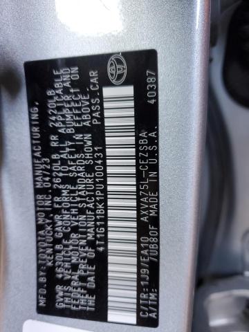 4T1G11BK1PU100431 - 2023 TOYOTA CAMRY SE NIGHT SHADE SILVER photo 13
