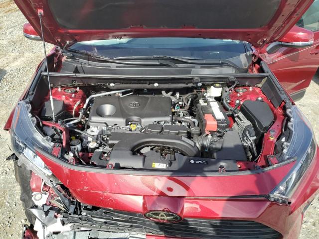 2T3K1RFV5MW131276 - 2021 TOYOTA RAV4 LE MAROON photo 12