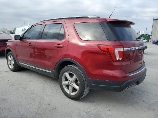 1FM5K7D87JGA67384 - 2018 FORD EXPLORER XLT RED photo 2