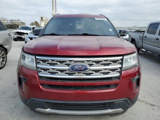 1FM5K7D87JGA67384 - 2018 FORD EXPLORER XLT RED photo 5