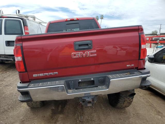 1GT12SEG3JF133348 - 2018 GMC SIERRA K2500 SLE MAROON photo 6