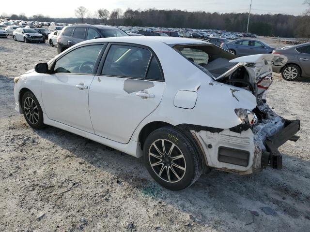 5YFBU4EE4DP076373 - 2013 TOYOTA COROLLA BASE WHITE photo 2