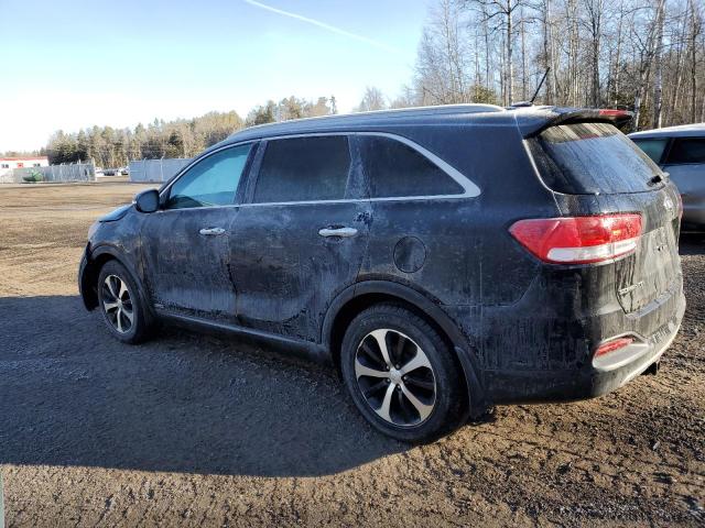 5XYPHDA51GG138577 - 2016 KIA SORENTO EX BLACK photo 2