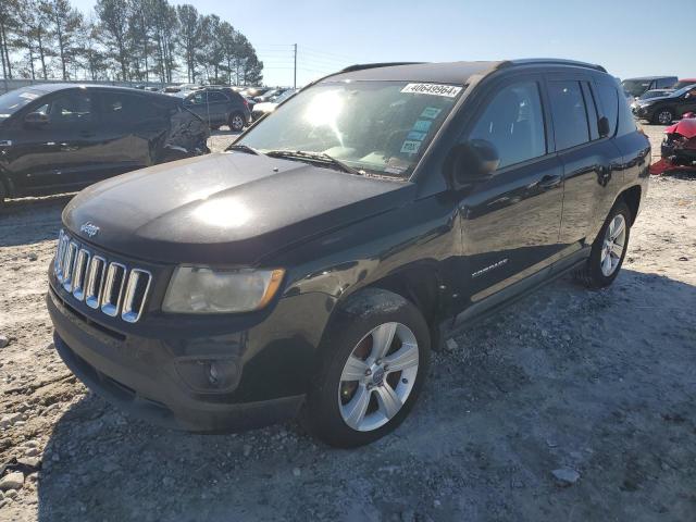 1C4NJCBA6CD502504 - 2012 JEEP COMPASS SPORT BLACK photo 1