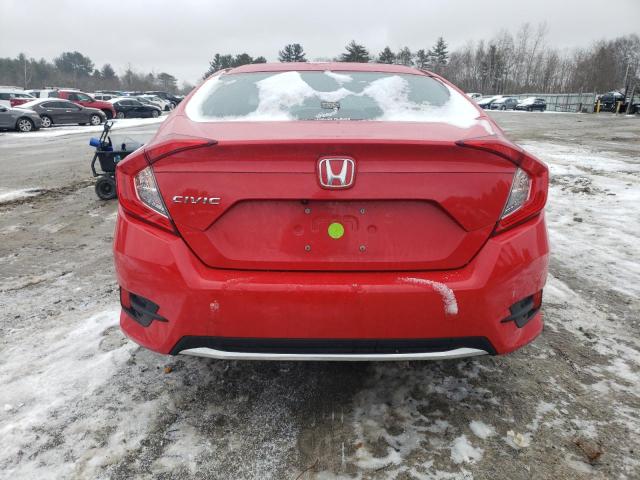 2HGFC2F65KH577308 - 2019 HONDA CIVIC LX RED photo 6