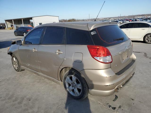 2T1KR32E03C065787 - 2003 TOYOTA COROLLA MA XR GOLD photo 2