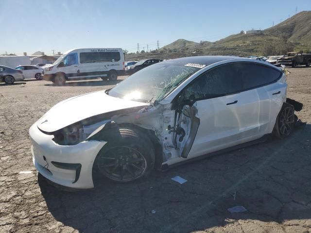 5YJ3E1EB7NF153403 - 2022 TESLA MODEL 3 WHITE photo 1