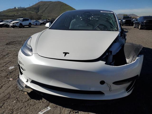 5YJ3E1EB7NF153403 - 2022 TESLA MODEL 3 WHITE photo 5