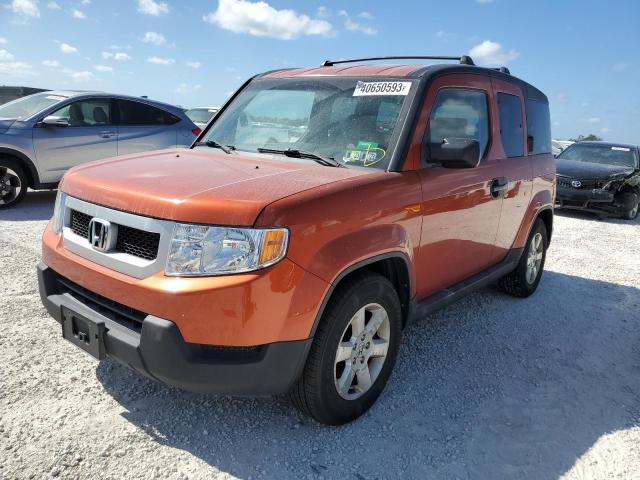 5J6YH2H77AL002489 - 2010 HONDA ELEMENT EX ORANGE photo 1