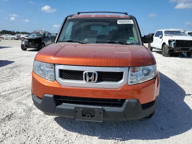 5J6YH2H77AL002489 - 2010 HONDA ELEMENT EX ORANGE photo 5