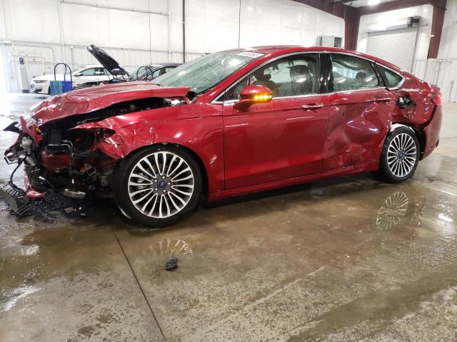 3FA6P0K91JR277281 - 2018 FORD FUSION TITANIUM/PLATINUM RED photo 1