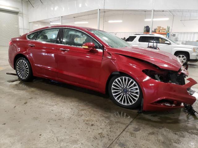 3FA6P0K91JR277281 - 2018 FORD FUSION TITANIUM/PLATINUM RED photo 4