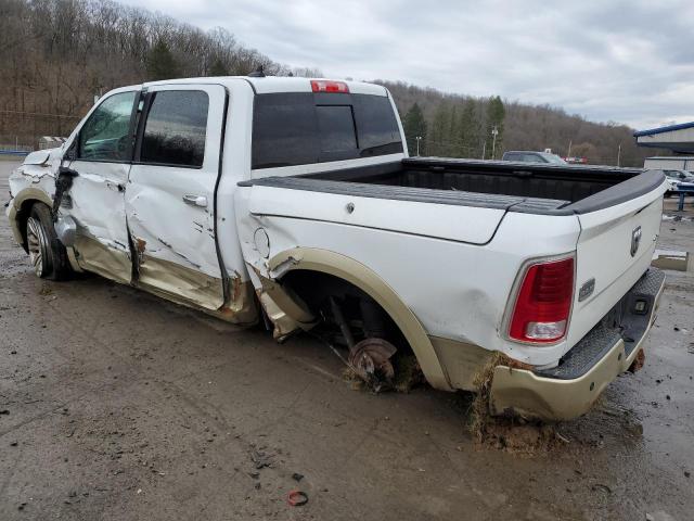 1C6RR7PT2DS617696 - 2013 RAM 1500 LONGHORN WHITE photo 2