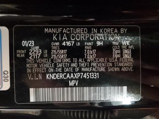 KNDERCAAXP7451331 - 2023 KIA SELTOS EX BLACK photo 14