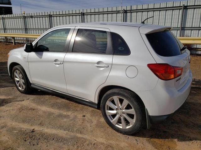 4A4AR3AU6EE016557 - 2014 MITSUBISHI OUTLANDER ES WHITE photo 2