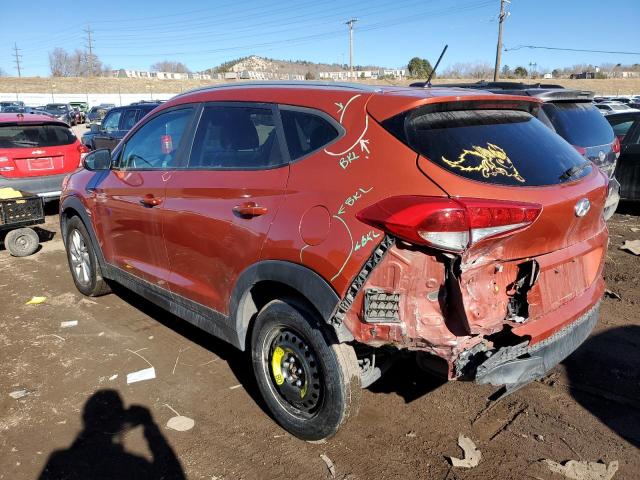 KM8J3CA45GU227228 - 2016 HYUNDAI TUCSON LIMITED ORANGE photo 2