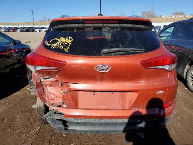 KM8J3CA45GU227228 - 2016 HYUNDAI TUCSON LIMITED ORANGE photo 6