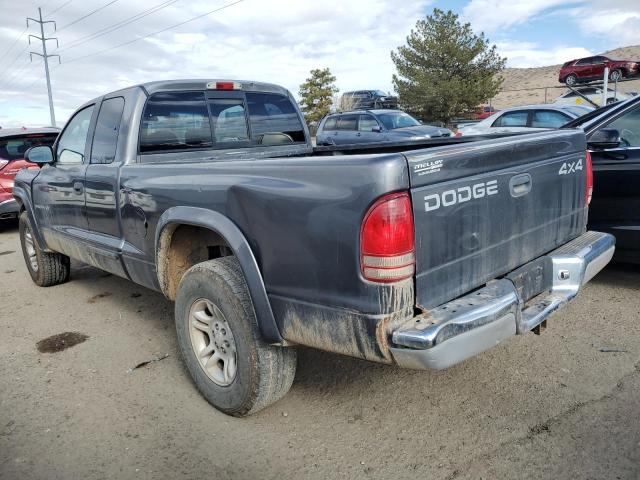 1B7GG22N01S346764 - 2001 DODGE DAKOTA GRAY photo 2