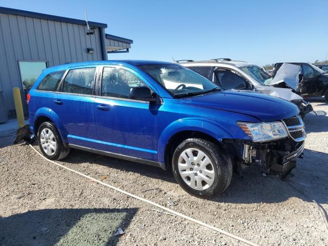 3C4PDCABXFT712662 - 2015 DODGE JOURNEY SE BLUE photo 4