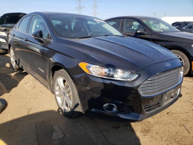 3FA6P0RU7FR172004 - 2015 FORD FUSION TITANIUM HEV BLACK photo 4