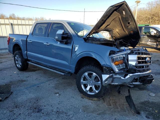 1FTFW1E53PFB34883 - 2023 FORD F150 SUPERCREW BLUE photo 4