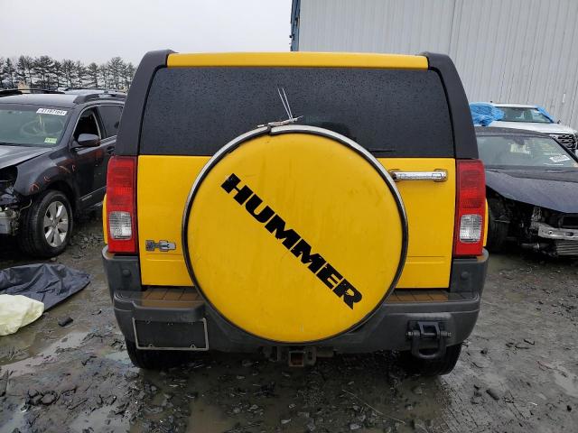 5GTDN136368148610 - 2006 HUMMER H3 YELLOW photo 6